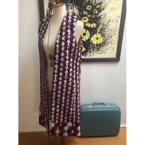 Union made True Vintage Designer Long Knit Vest